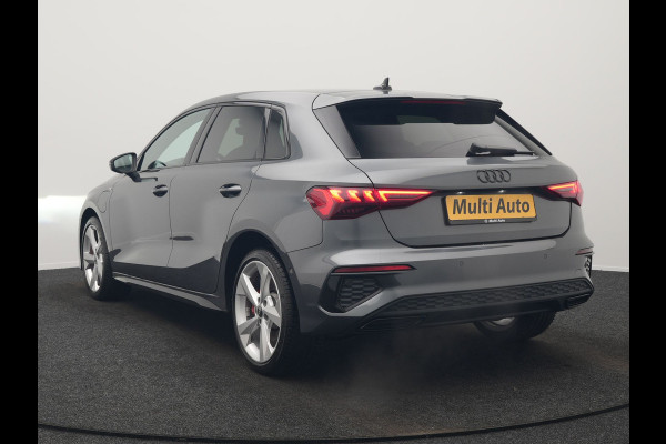 Audi A3 Sportback 45 TFSI e S edition Competition Plug In Hybrid 245pk Dealer O.H. PHEV | 2x S Line | Sportstoelen Massage | Adaptive Cruise | Bang & Olufsen | Matrix LED | 18"L.M | Sfeerverlichting | Apple Carplay | Virtual | Keyless | Blis | Navigatie | DAB |