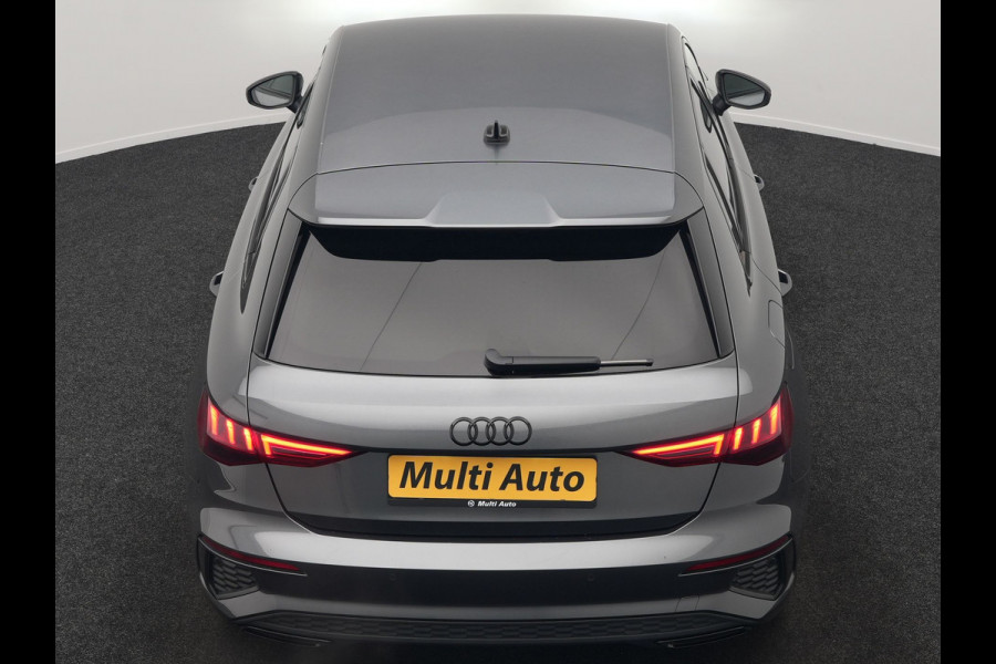 Audi A3 Sportback 45 TFSI e S edition Competition Plug In Hybrid 245pk Dealer O.H. PHEV | 2x S Line | Sportstoelen Massage | Adaptive Cruise | Bang & Olufsen | Matrix LED | 18"L.M | Sfeerverlichting | Apple Carplay | Virtual | Keyless | Blis | Navigatie | DAB |
