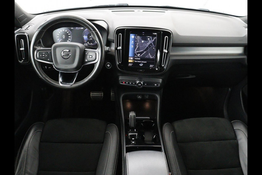 Volvo XC40 1.5 T4 Plug-in hybrid R Design | Leder/Alcantara | Carplay | Navigatie | Parkeerverwarming | Keyless | Cruise control | Parkeerhulp | Climate control | Full LED | PHEV