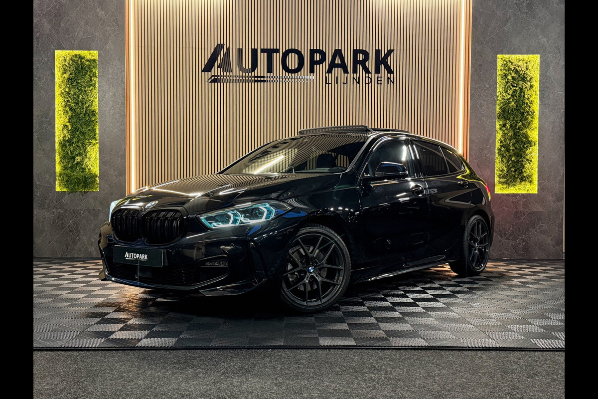 BMW 1-serie 118i M Sport | PANORAMADAK | MEMORY|KEYLESS | SFEERVERLICHTING|LED|FABRIEKSGARANTIE