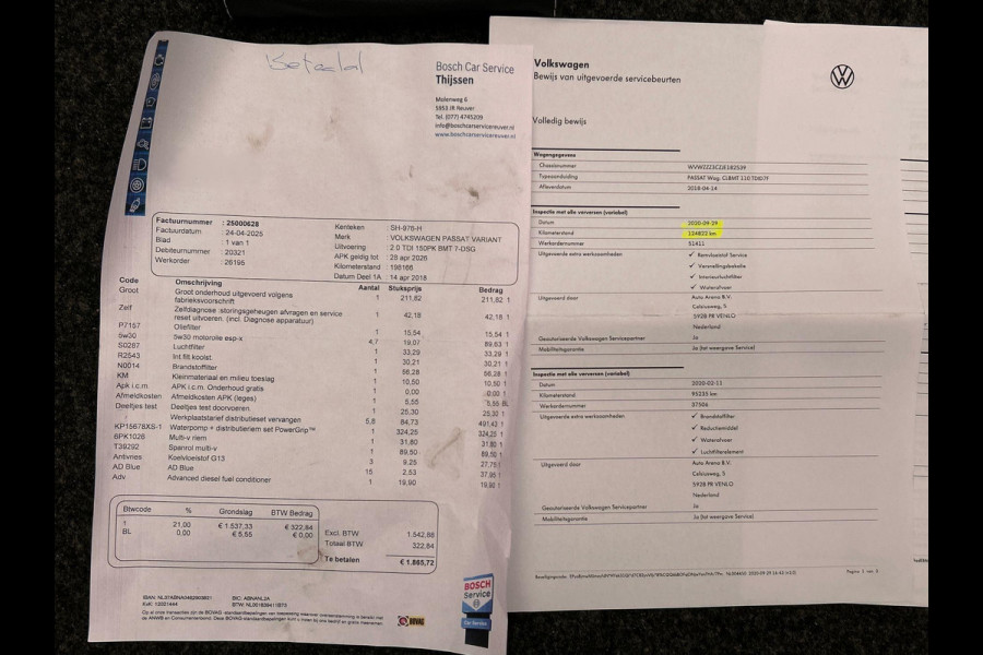 Volkswagen Passat Variant 2.0 TDI Comfortline Business Panormadak Adaptieve cruise Stoel Verwarming Carplay org. Nederlands