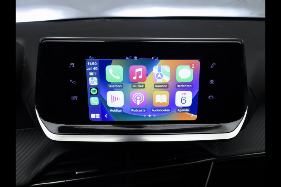 Peugeot 208 1.2 PureTech Allure Sport (APPLE CARPLAY,NAVI,PDC,CRUISE,LED,ELEKTRISCH PAKKET,SPORTSTOELEN,LM VELGEN)