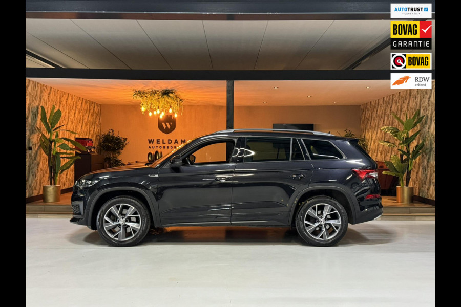Škoda Kodiaq 2.0 TSI 4x4 Sportline Business Garantie Facelift StoelVentilatie Leder Camera StoelVW StuurVW Sfeer Off-Road Rijklaar