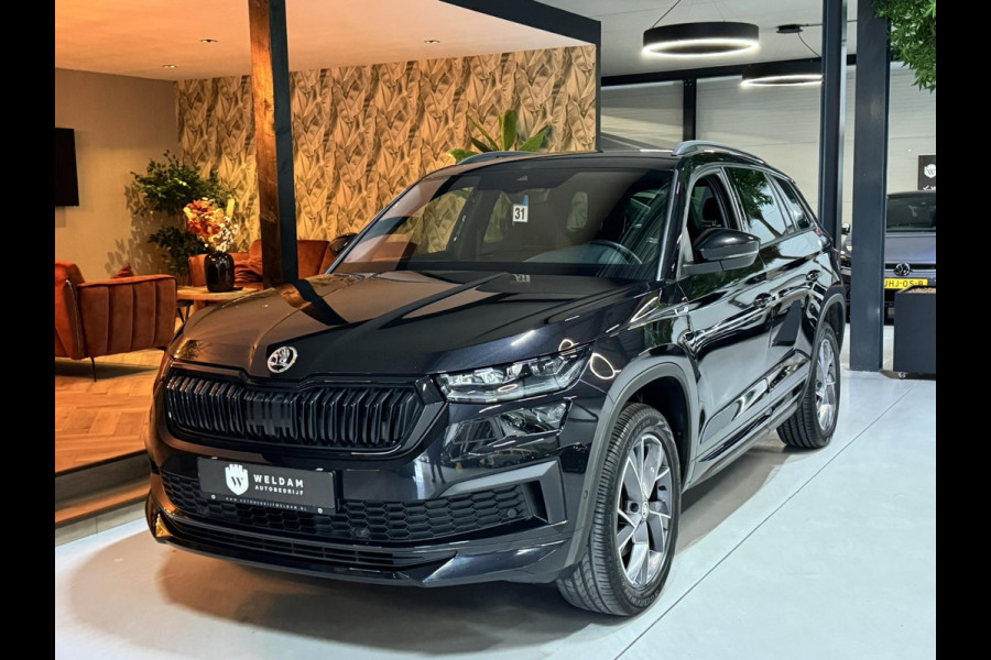 Škoda Kodiaq 2.0 TSI 4x4 Sportline Business Garantie Facelift StoelVentilatie Leder Camera StoelVW StuurVW Sfeer Off-Road Rijklaar