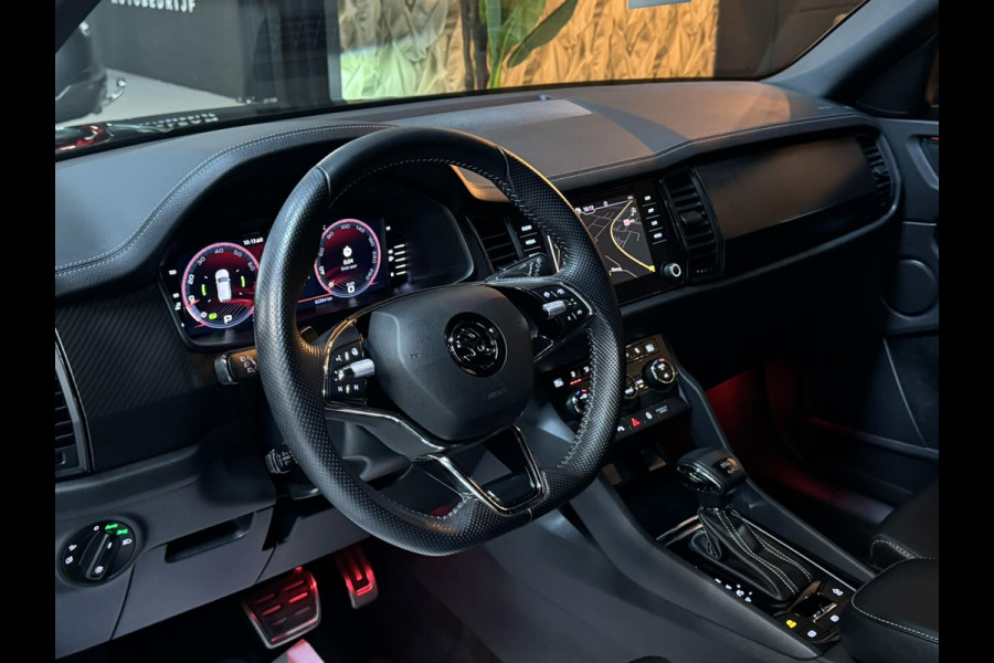 Škoda Kodiaq 2.0 TSI 4x4 Sportline Business Garantie Facelift StoelVentilatie Leder Camera StoelVW StuurVW Sfeer Off-Road Rijklaar