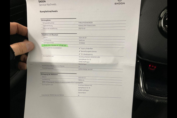 Škoda Kodiaq 2.0 TSI 4x4 Sportline Business Garantie Facelift StoelVentilatie Leder Camera StoelVW StuurVW Sfeer Off-Road Rijklaar