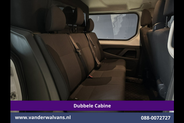 Renault Trafic 2.0 Blue dCi 131pk L2H1 Dubbele Cabine Euro6 Fabrieksgarantie Airco | 6-Zits | Apple Carplay | LED 2500kg Trekhaak, Android Auto, Cruisecontrol, Parkeersensoren, Bijrijdersbank