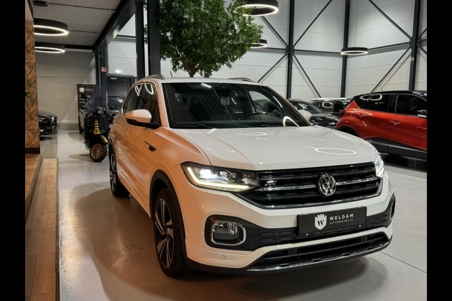 Volkswagen T-Cross 1.0 TSI R-Line Garantie Carplay Blindspot Adoptieve Cruise Virtueel Dash Navi Clima Keyless Led Dab Rijklaar