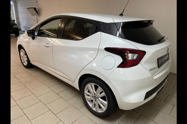 Nissan Micra 1.0 IG-T N-Connecta 100PK AIRCO NAVI CRUISE PARELMOER WIT VELGEN PDC NIEUWSTAAT