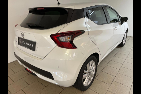 Nissan Micra 1.0 IG-T N-Connecta 100PK AIRCO NAVI CRUISE PARELMOER WIT VELGEN PDC NIEUWSTAAT