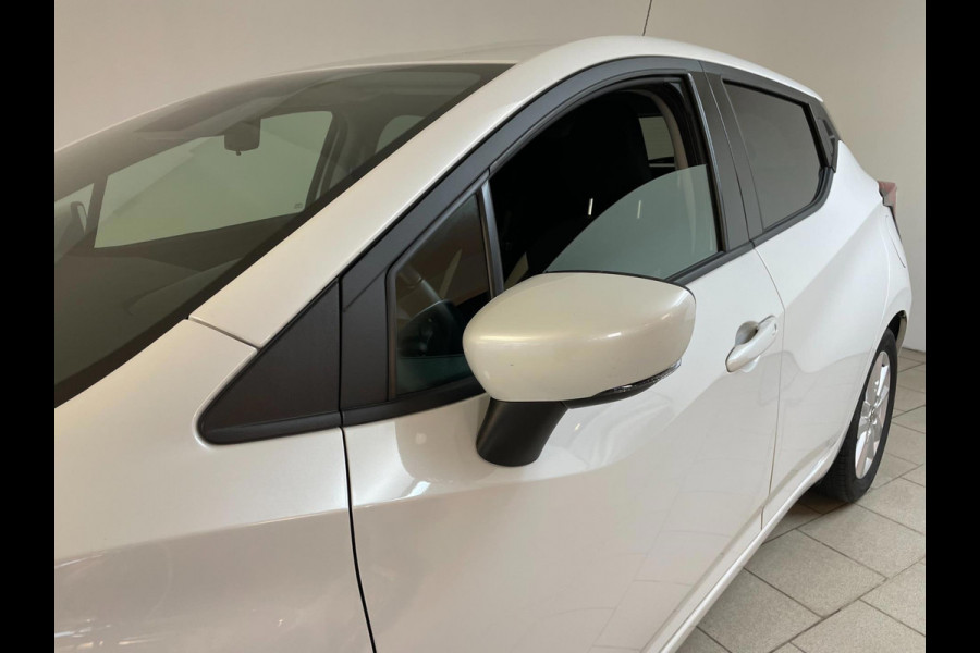 Nissan Micra 1.0 IG-T N-Connecta 100PK AIRCO NAVI CRUISE PARELMOER WIT VELGEN PDC NIEUWSTAAT