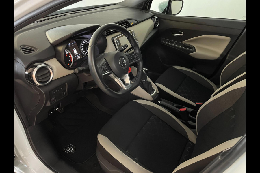 Nissan Micra 1.0 IG-T N-Connecta 100PK AIRCO NAVI CRUISE PARELMOER WIT VELGEN PDC NIEUWSTAAT