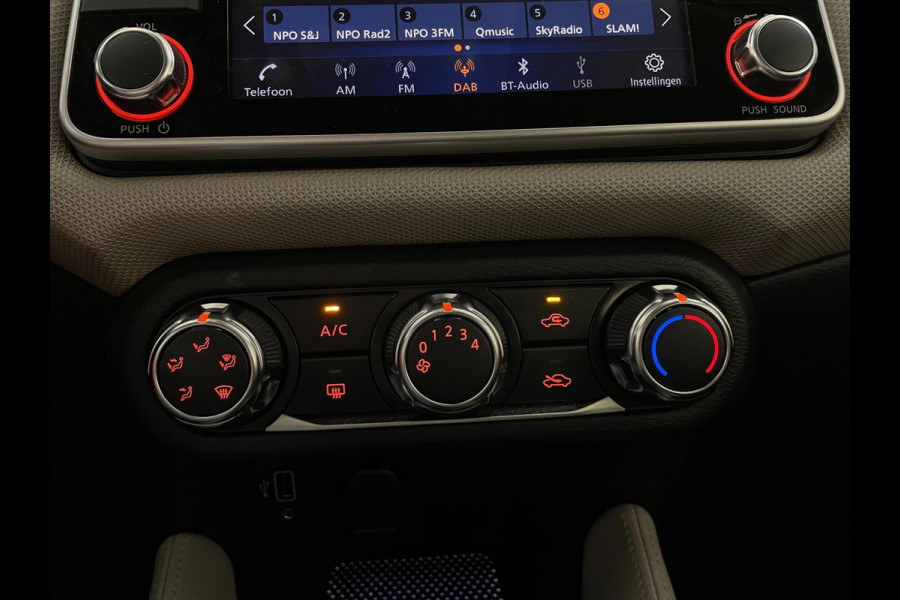 Nissan Micra 1.0 IG-T N-Connecta 100PK AIRCO NAVI CRUISE PARELMOER WIT VELGEN PDC NIEUWSTAAT
