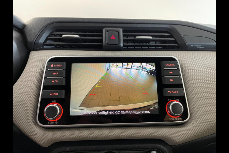 Nissan Micra 1.0 IG-T N-Connecta 100PK AIRCO NAVI CRUISE PARELMOER WIT VELGEN PDC NIEUWSTAAT