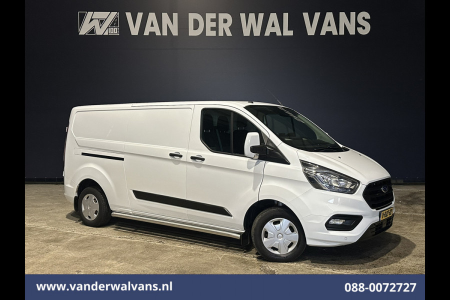 Ford Transit Custom 2.0 TDCI 131pk L2H1 Euro6 Airco | Camera | Apple Carplay | LED | 2700kg Trekhaak Android Auto, Cruisecontrol, Stoelverwarming, Verwarmde voorruit, Parkeersensoren, Sidebars, Bijrijdersbank