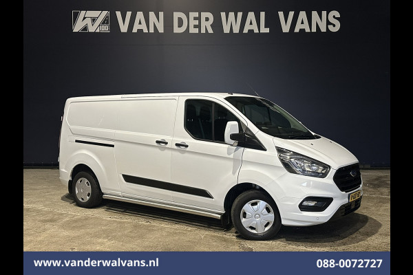 Ford Transit Custom 2.0 TDCI 131pk L2H1 Euro6 Airco | Camera | Apple Carplay | LED | 2700kg Trekhaak Android Auto, Cruisecontrol, Stoelverwarming, Verwarmde voorruit, Parkeersensoren, Sidebars, Bijrijdersbank