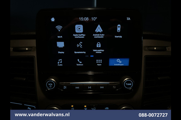 Ford Transit Custom 2.0 TDCI 131pk L2H1 Euro6 Airco | Camera | Apple Carplay | LED | 2700kg Trekhaak Android Auto, Cruisecontrol, Stoelverwarming, Verwarmde voorruit, Parkeersensoren, Sidebars, Bijrijdersbank