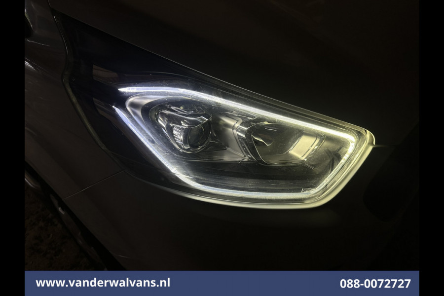 Ford Transit Custom 2.0 TDCI 131pk L2H1 Euro6 Airco | Camera | Apple Carplay | LED | 2700kg Trekhaak Android Auto, Cruisecontrol, Stoelverwarming, Verwarmde voorruit, Parkeersensoren, Sidebars, Bijrijdersbank