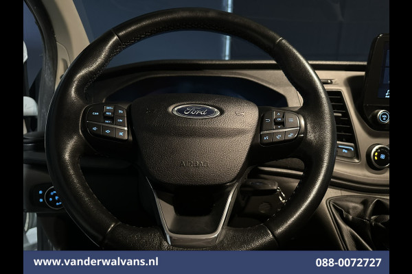 Ford Transit Custom 2.0 TDCI 131pk L2H1 Euro6 Airco | Camera | Apple Carplay | LED | 2700kg Trekhaak Android Auto, Cruisecontrol, Stoelverwarming, Verwarmde voorruit, Parkeersensoren, Sidebars, Bijrijdersbank
