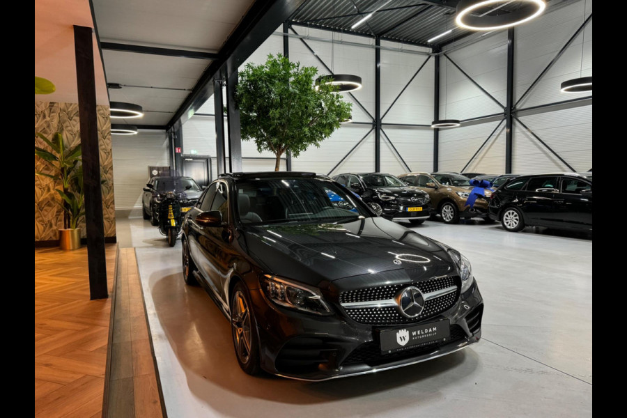 Mercedes-Benz C-Klasse 200 Business Solution AMG Garantie NAP Pano Camera PDC Cruise Digitale Cockpit Sfeer Clima Navi Rijklaar