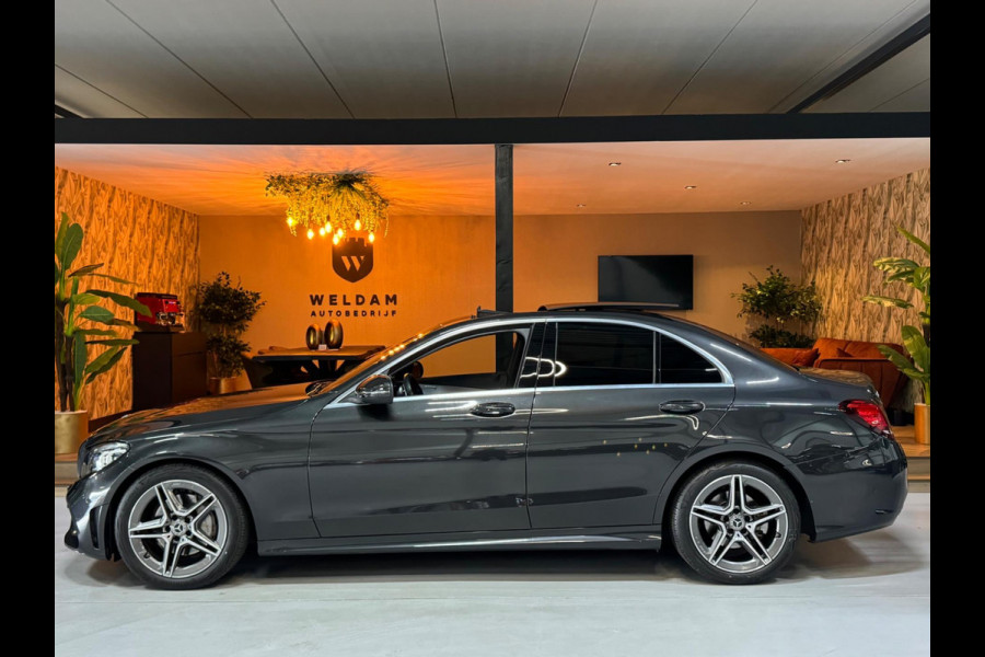 Mercedes-Benz C-Klasse 200 Business Solution AMG Garantie NAP Pano Camera PDC Cruise Digitale Cockpit Sfeer Clima Navi Rijklaar