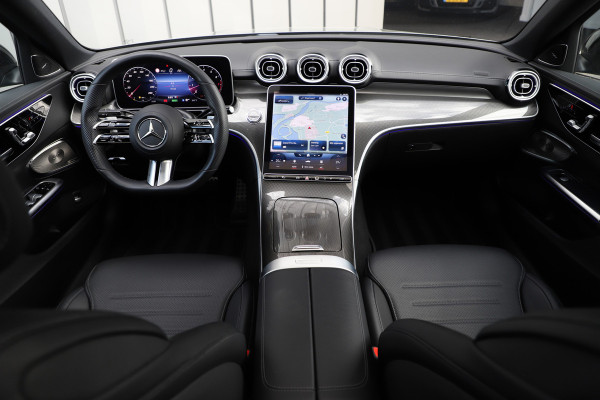 Mercedes-Benz C-Klasse 200 AMG | Pano | Burmester | Sfeerverlichting | Distronic | Keyles-go | Memory | Carbon | Digital-light | NL-auto | 2021.
