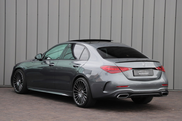 Mercedes-Benz C-Klasse 200 AMG | Pano | Burmester | Sfeerverlichting | Distronic | Keyles-go | Memory | Carbon | Digital-light | NL-auto | 2021.