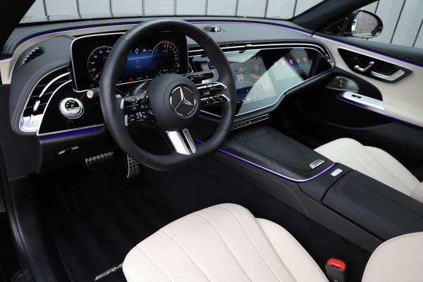 Mercedes-Benz E-Klasse Estate 300e AMG | 313PK | Head-up | Hyperscreen | Burmester 4D | Sfeerverlichting | Keyless-go | Distronic+ | Trekhaak | 2024.