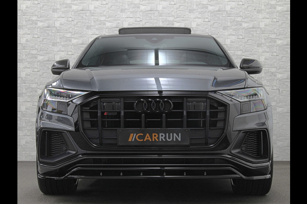 Audi Q8 SQ8 4.0 V8 | RS-Stoelen | Panorama | Massage | Ventilatie | 23'' | B&O Sound | Trekhaak | Bovag Garantie | Carbon | Luchtvering | Black-Optic | Nw.Pr, 220733,=  | Memory | Leder | Matrix-LED | Carplay | 57800,= ex bpm en btw export | BTW Auto 81300,= ex btw.