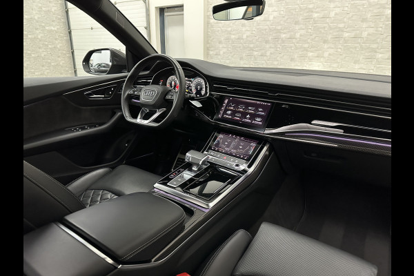 Audi Q8 SQ8 4.0 V8 | RS-Stoelen | Panorama | Massage | Ventilatie | 23'' | B&O Sound | Trekhaak | Bovag Garantie | Carbon | Luchtvering | Black-Optic | Nw.Pr, 220733,=  | Memory | Leder | Matrix-LED | Carplay | 57800,= ex bpm en btw export | BTW Auto 81300,= ex btw.