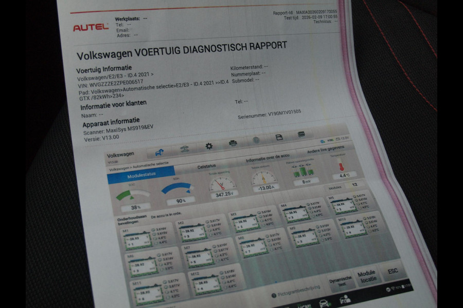 Volkswagen ID.4 GTX 4Motion 77 kWh | SOH 90% | 300PK | Sfeerverlichting | Trekhaak | Apple Carplay | NL-Auto |