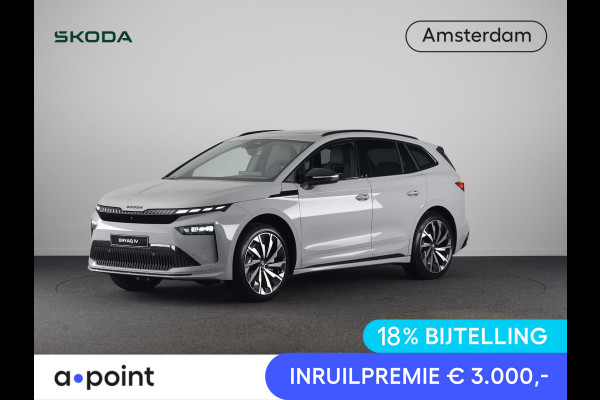 Škoda Enyaq 85 Sportline 286 pk 21 inch | Head up | Lightband | Blind spot | Adaptive Cruise | Panoramadak