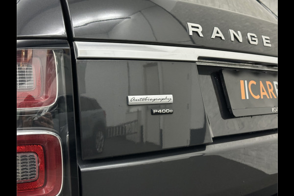 Land Rover Range Rover P400 404pk Hybrid Autobiography | Dealer Onderhouden | Nieuw Accu-Pakket | Panorama | ACC | 360 Camera | Massage | Stoelventilatie V+A | ISO-Glas | Meridian-Sound | Memory Achter | Alcantara Hemelbekleding | Elektrische Achter-Stoelen | Stoelverwarming V+A | 4-Zone Clima | Keyless-Entry | Luchtvering |