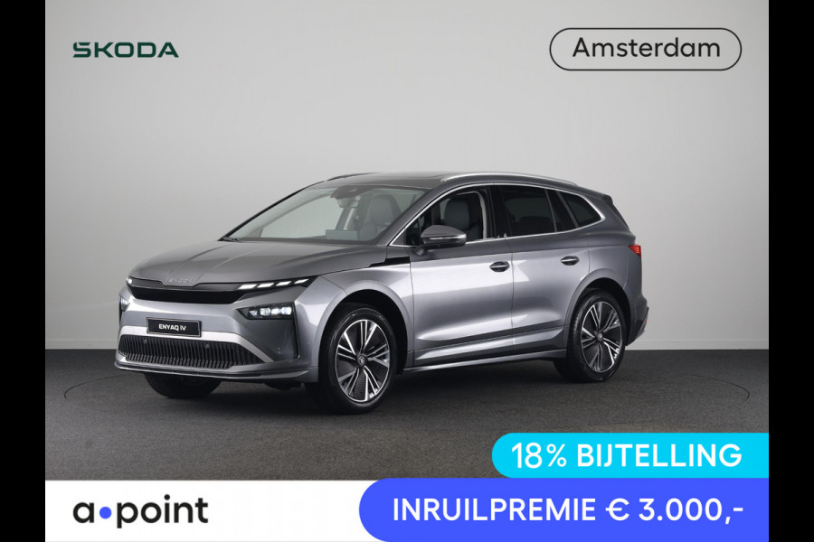 Škoda Enyaq 85 Business Edition 286 pk | Panoramadak | Lederen bekleding | Wegklapbare trekhaak | 20 inch lichtmetalen velgen
