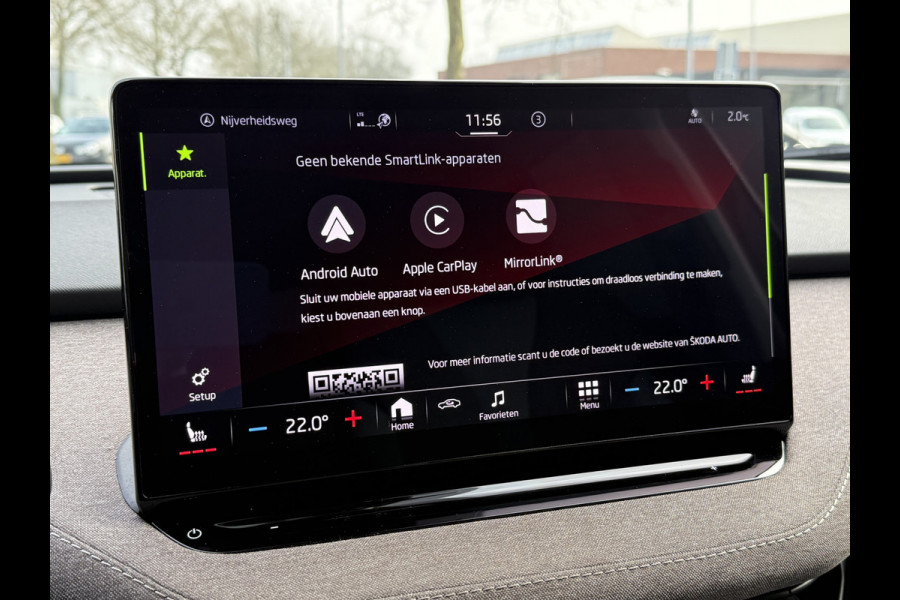 Škoda ENYAQ iV BWJ 2021 | 180PK SOH91,3% 60 First Edition | TREKHAAK | CLIMA | NAVI | STOEL&STUURWIEL VERW | PDC | CAMERA | CARPLAY