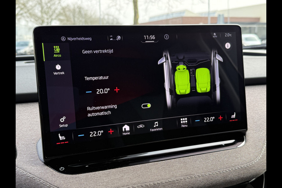 Škoda ENYAQ iV BWJ 2021 | 180PK SOH91,3% 60 First Edition | TREKHAAK | CLIMA | NAVI | STOEL&STUURWIEL VERW | PDC | CAMERA | CARPLAY
