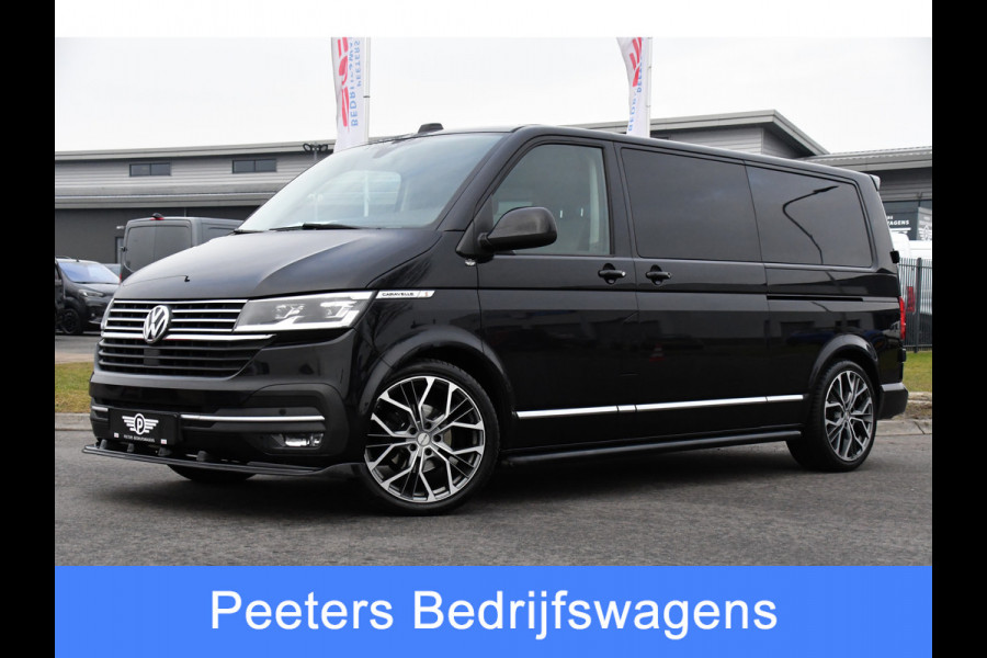 Volkswagen Transporter 2.0 TDI L2H1 30 DC Caravelle Virtual, Camera, Carplay, Leder, LED, 2 x Electrische deur, Clima, Trekhaak, 150pk, Automaat, Uniek! Bulli, Highline!