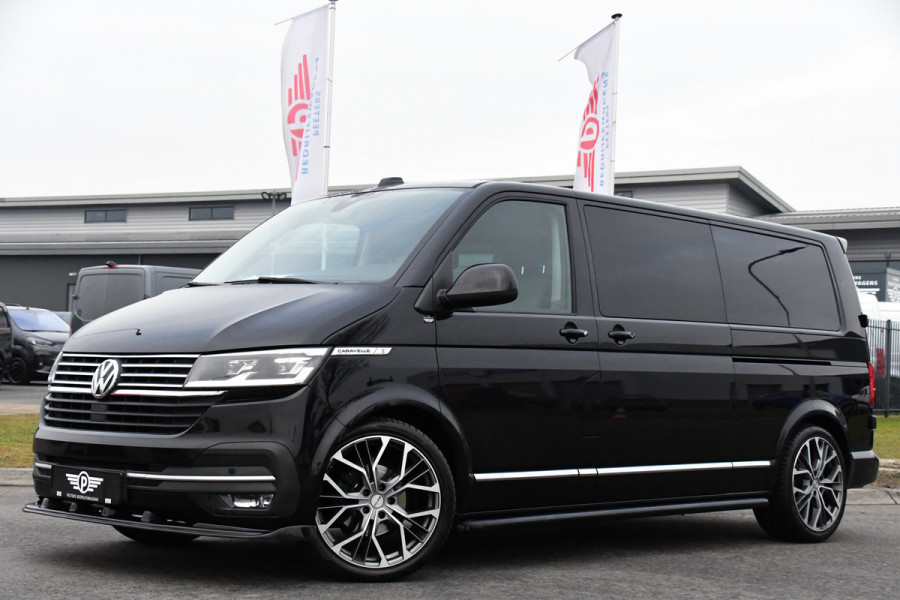 Volkswagen Transporter 2.0 TDI L2H1 30 DC Caravelle Virtual, Camera, Carplay, Leder, LED, 2 x Electrische deur, Clima, Trekhaak, 150pk, Automaat, Uniek! Bulli, Highline!