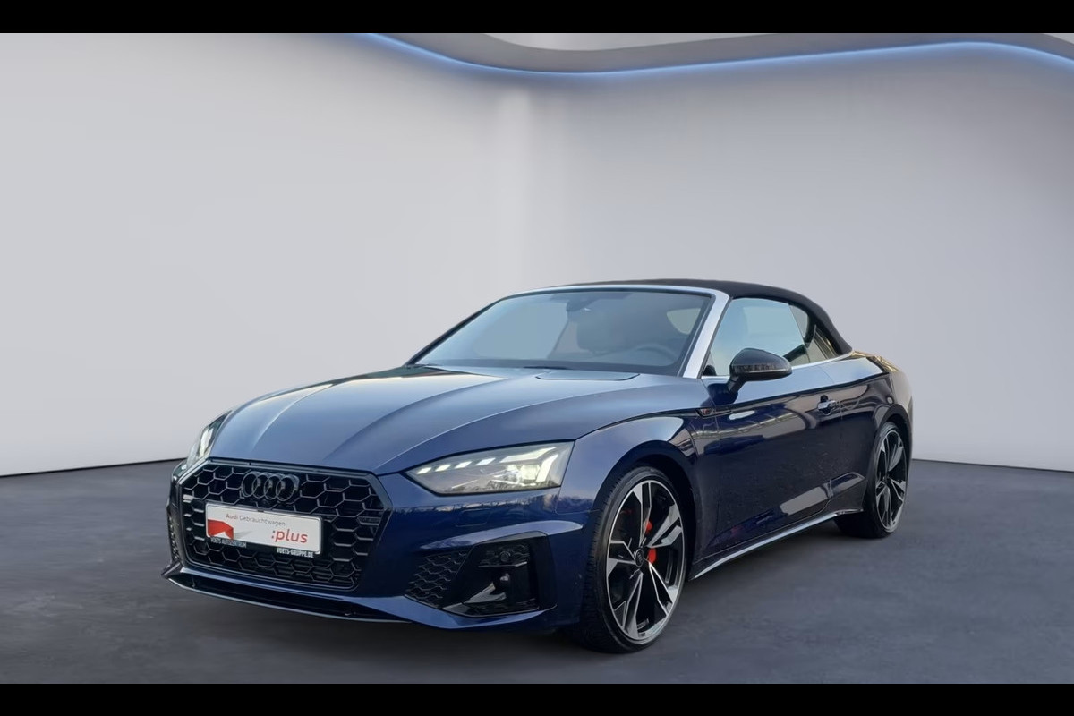 Audi A5 Cabriolet 40 TFSI S-LINE ** MATRIX, NAVI+, NEKVERW, MEMORY, 20-inch LMV, VIRTUAL ** 1e EIG - UNFALLFREI - Ex AUDI-AG ** ** INFORMEER OOK NAAR ONZE AANTREKKELIJKE FINANCIAL-LEASE TARIEVEN **