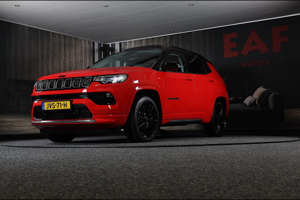 Jeep Compass 1.5T e-Hybrid Limited / AUT / Memory / Leder / Camera / Elek Stoelen / Stoelverkoeling / Open Pano / Led / Pdc / 19 I