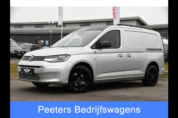 Volkswagen Caddy Cargo Maxi 2.0 TDI Exclusive Virtual, Adaptieve Cruise, LED, Carplay, Leder, 2 x Schuifdeur, Stoelverwarming, Standkachel, 122pk, Uniek!