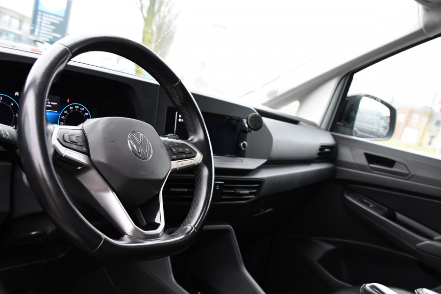 Volkswagen Caddy Cargo Maxi 2.0 TDI Exclusive Virtual, Adaptieve Cruise, LED, Carplay, Leder, 2 x Schuifdeur, Stoelverwarming, Standkachel, 122pk, Uniek!