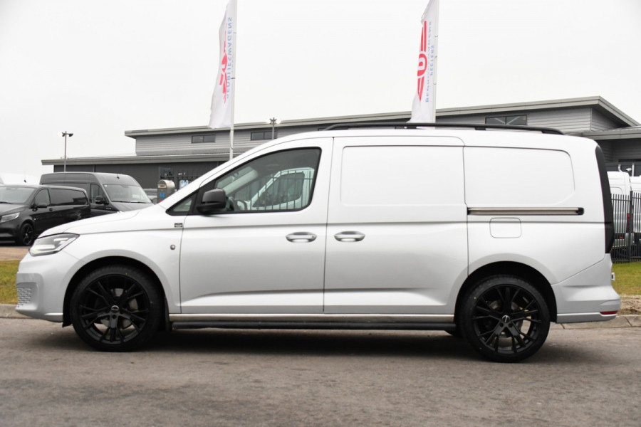 Volkswagen Caddy Cargo Maxi 2.0 TDI Exclusive Virtual, Adaptieve Cruise, LED, Carplay, Leder, 2 x Schuifdeur, Stoelverwarming, Standkachel, 122pk, Uniek!