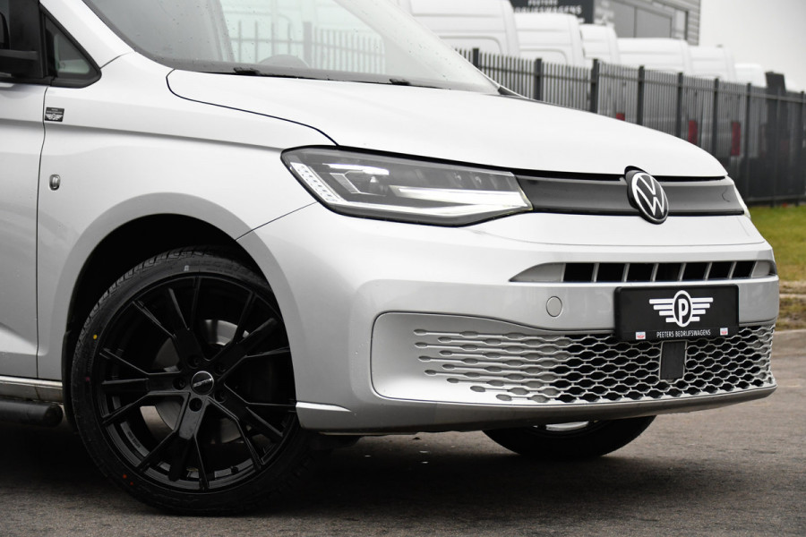 Volkswagen Caddy Cargo Maxi 2.0 TDI Exclusive Virtual, Adaptieve Cruise, LED, Carplay, Leder, 2 x Schuifdeur, Stoelverwarming, Standkachel, 122pk, Uniek!