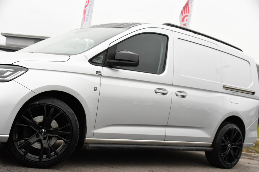 Volkswagen Caddy Cargo Maxi 2.0 TDI Exclusive Virtual, Adaptieve Cruise, LED, Carplay, Leder, 2 x Schuifdeur, Stoelverwarming, Standkachel, 122pk, Uniek!