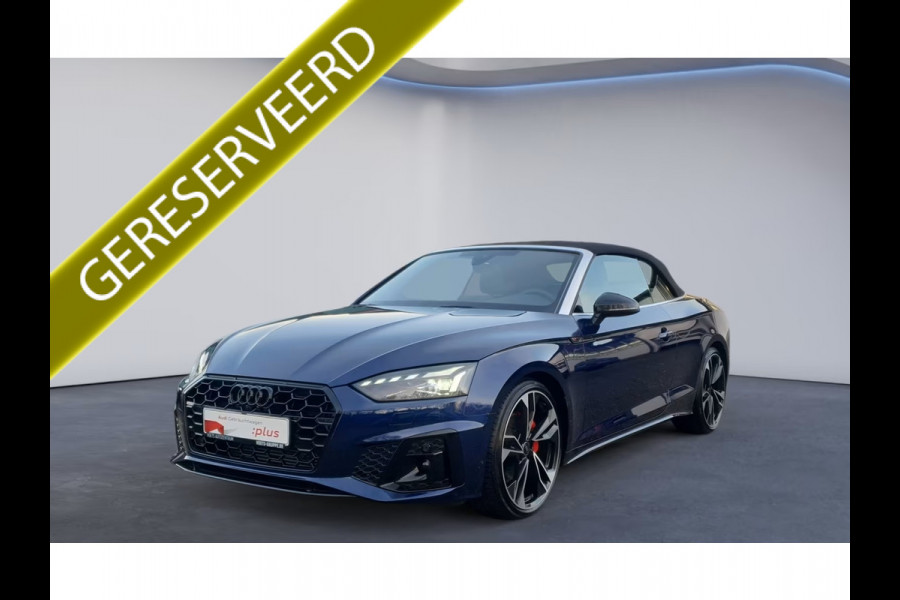 Audi A5 Cabriolet 40 TFSI S-LINE ** MATRIX, NAVI+, NEKVERW, MEMORY, 20-inch LMV, VIRTUAL ** 1e EIG - UNFALLFREI - Ex AUDI-AG ** ** INFORMEER OOK NAAR ONZE AANTREKKELIJKE FINANCIAL-LEASE TARIEVEN **