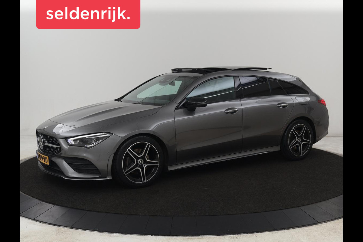 Mercedes-Benz CLA-Klasse 180 AMG | Panoramadak | Stoelverwarming | Leder/Alcantara | Memory | Matrix LED | Sfeerverlichting | Keyless | Navigatie | Widescreen
