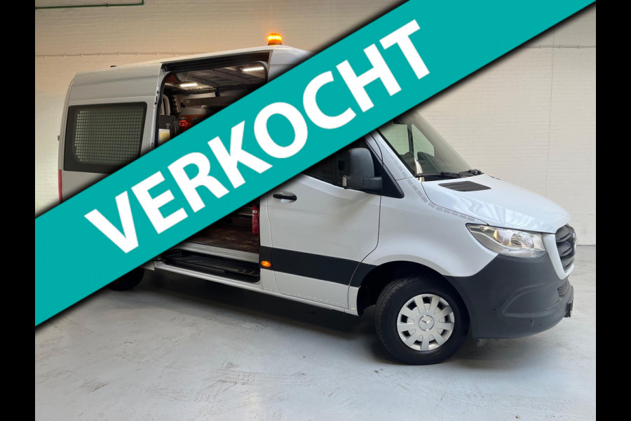 Mercedes-Benz Sprinter Automaat Servicewagen 314 2.2 CDI 140PK L2H2 euro6 BOTT, Victron V230, Standkachel Trekhaak RIJKLAARPRIJS