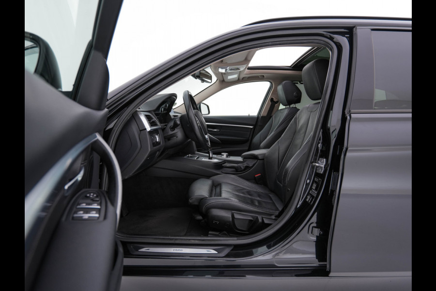 BMW 3 Serie Touring 320d EDE Executive Aut. *PANO | LEATHER | FULL-LED | DIGI-COCKPIT | HEATED-SPORTSEATS | NAVI-FULLMAP | PRIVACY-GLASS | ECC | KEYLESS | LANE-ASSIST | PDC | CRUISE | TOWBAR | 18''ALU*