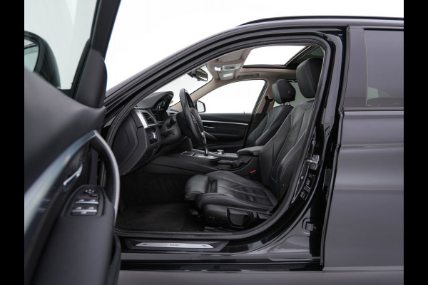 BMW 3 Serie Touring 320d EDE Executive Aut. *PANO | LEATHER | FULL-LED | DIGI-COCKPIT | HEATED-SPORTSEATS | NAVI-FULLMAP | PRIVACY-GLASS | ECC | KEYLESS | LANE-ASSIST | PDC | CRUISE | TOWBAR | 18''ALU*